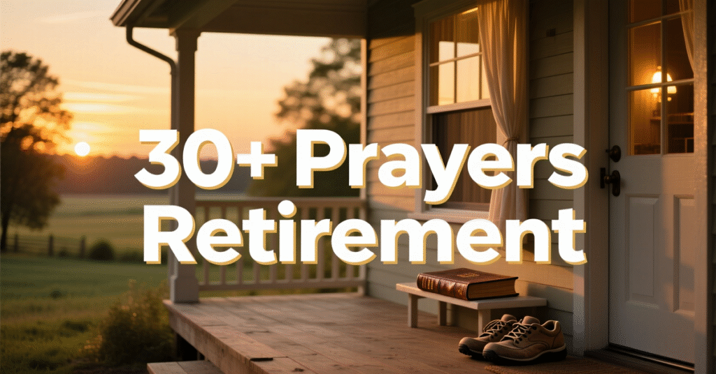prayers for retirement