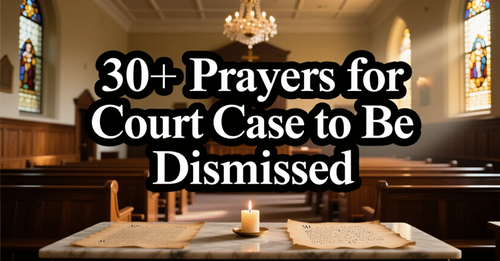 prayer for court case to be dismissed