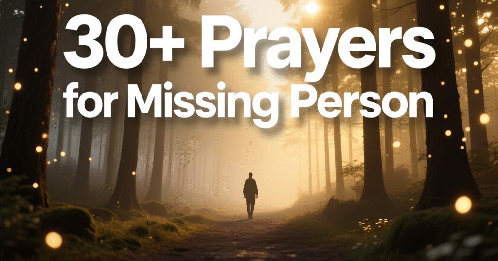 prayer for missing person