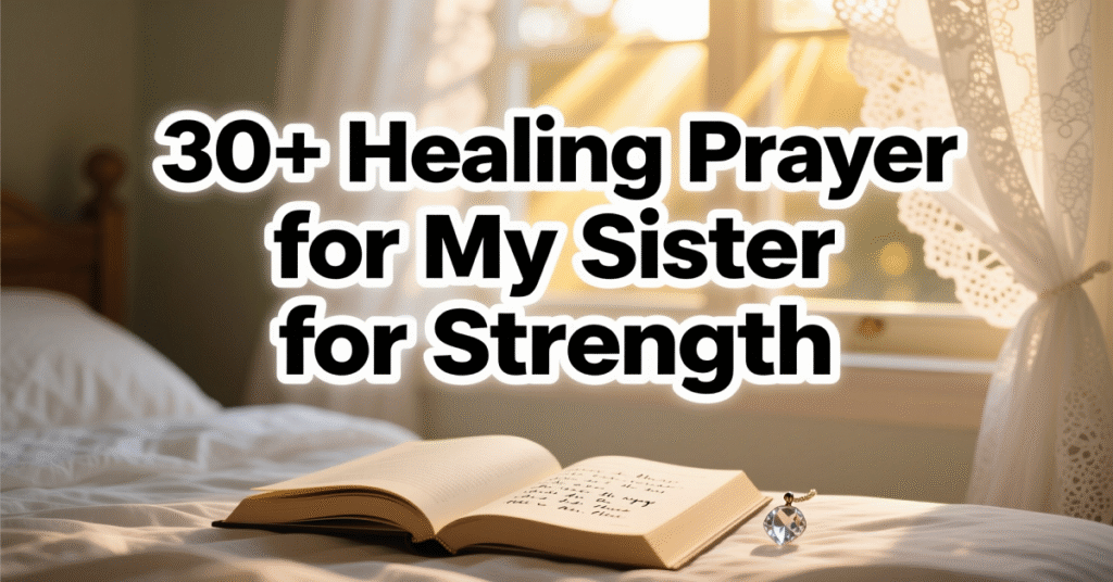 healing prayer for my sister for strength