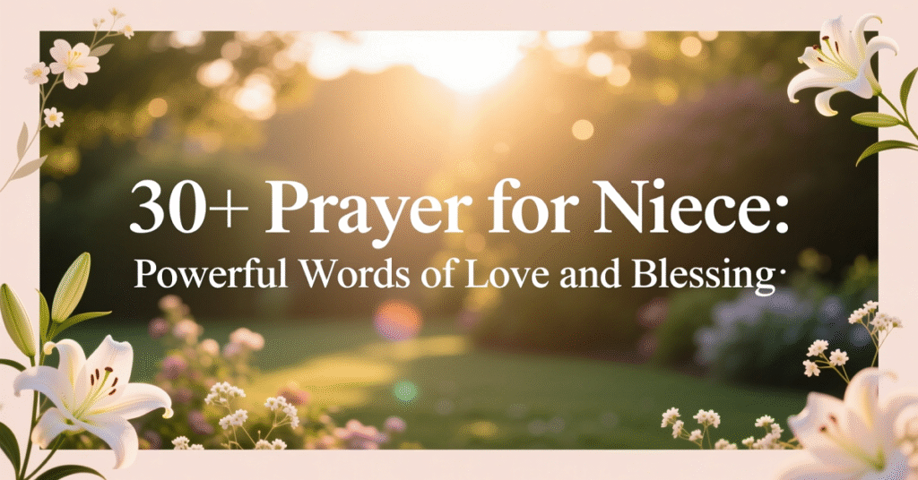 prayer for niece