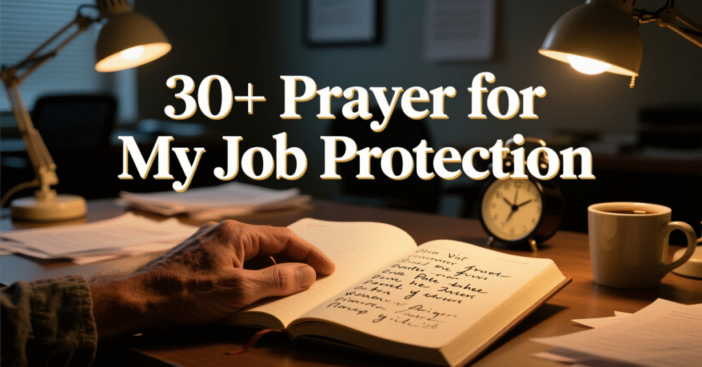 prayer for my job protection