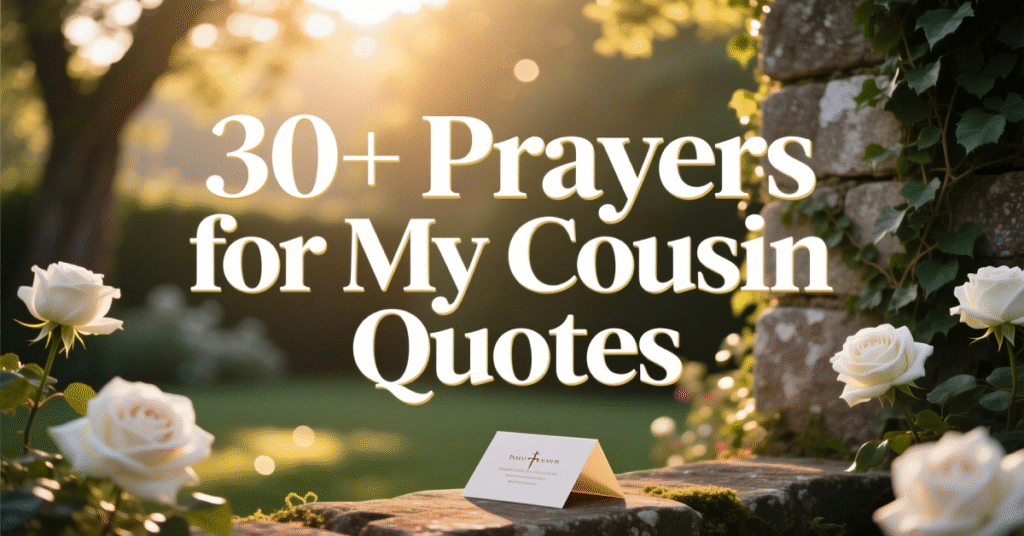 prayers for my cousin quotes