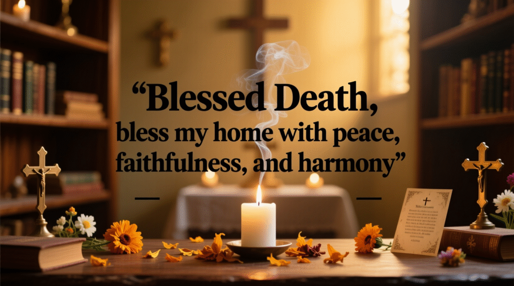 santa muerte prayer in english