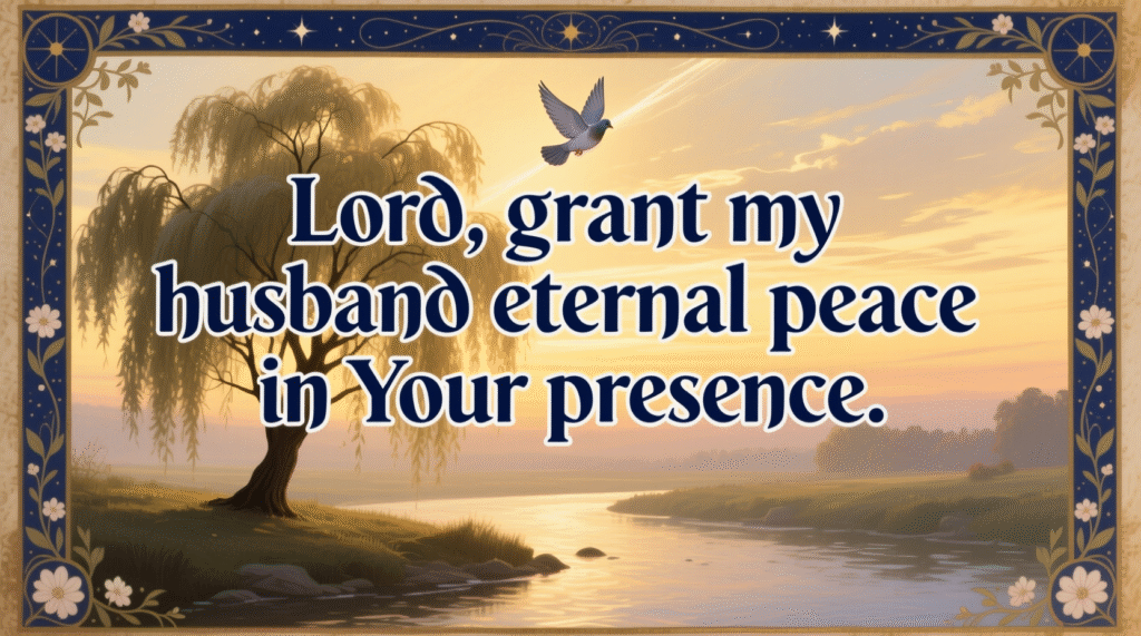 prayer for loss of husband