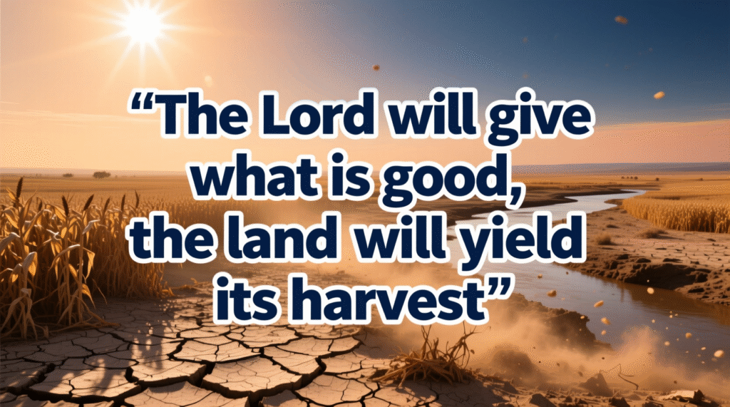 prayer for rain in drought