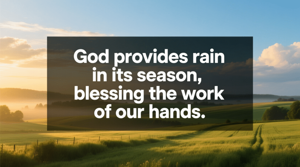 prayer for good weather