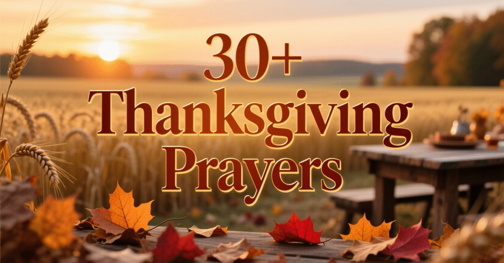 thanksgiving prayers