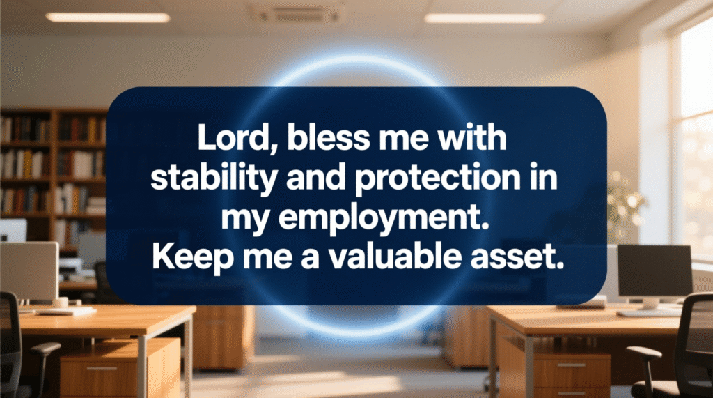 prayer for employment breakthrough