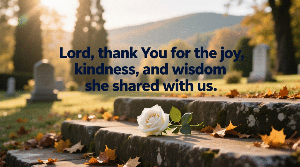 prayer for aunt who passed away