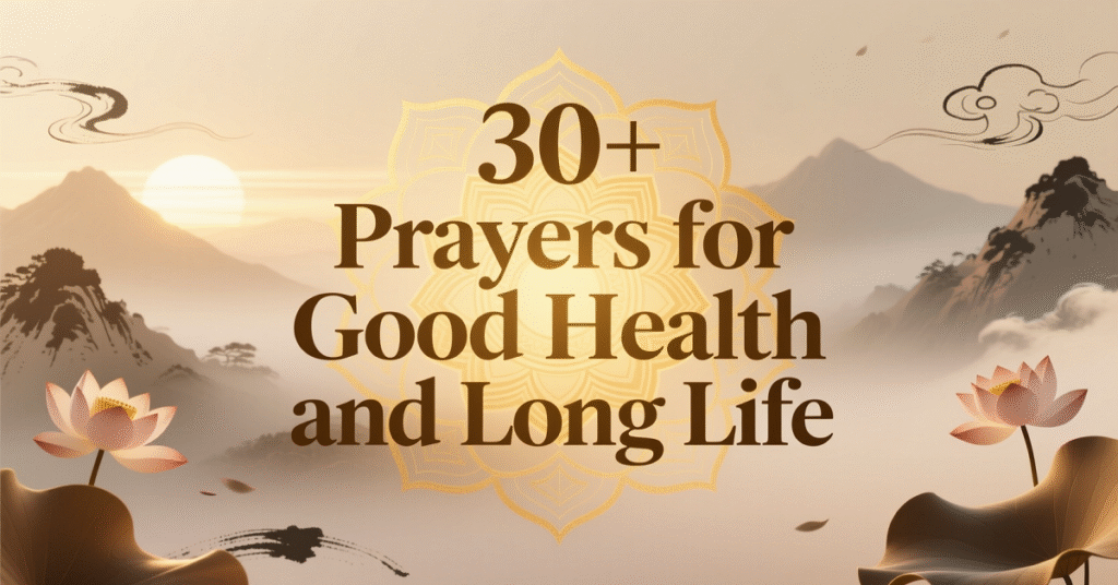 prayer for good health and long life