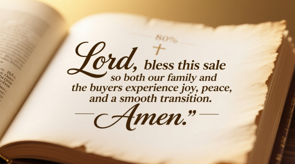 psalm to sell a house