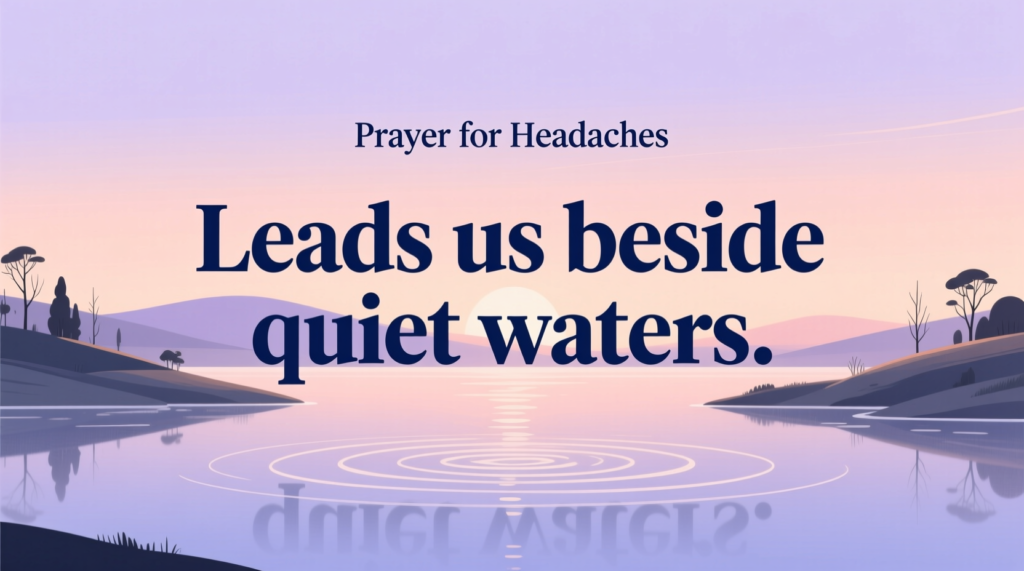 prayer for headaches