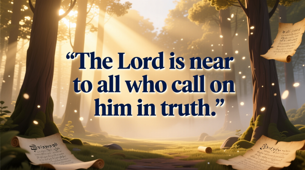 prayer points for god's presence with scriptures