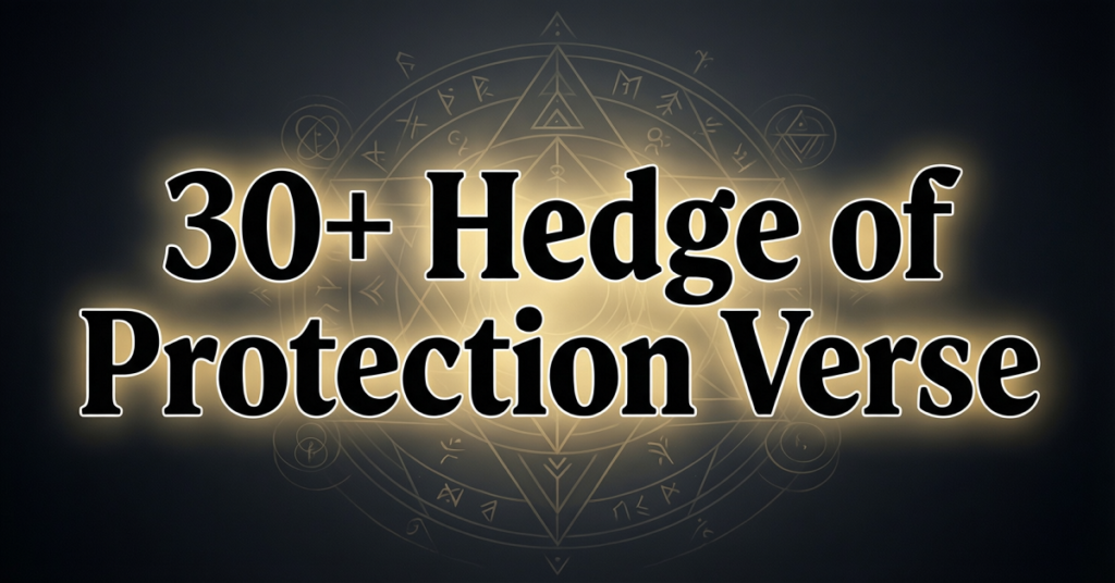 hedge of protection verse