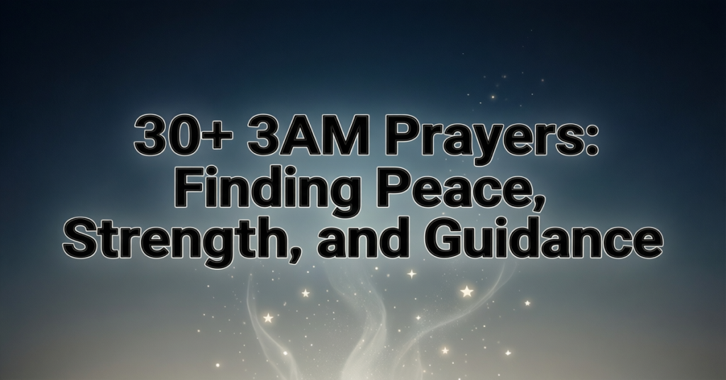 3am prayers