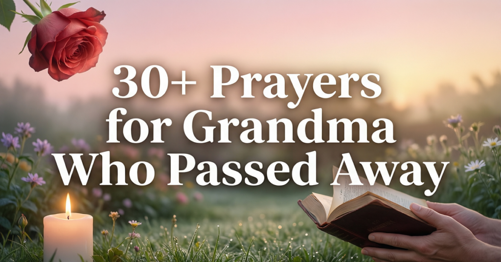prayer for grandma who passed away