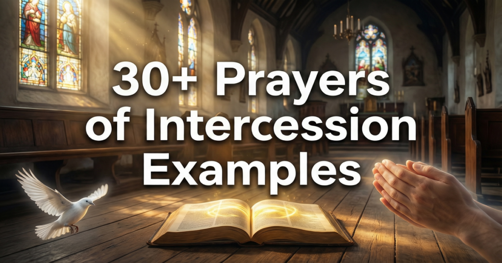 prayers of intercession examples