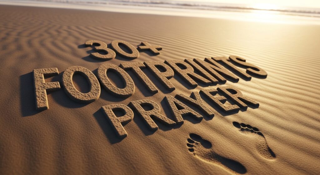 footprints prayer