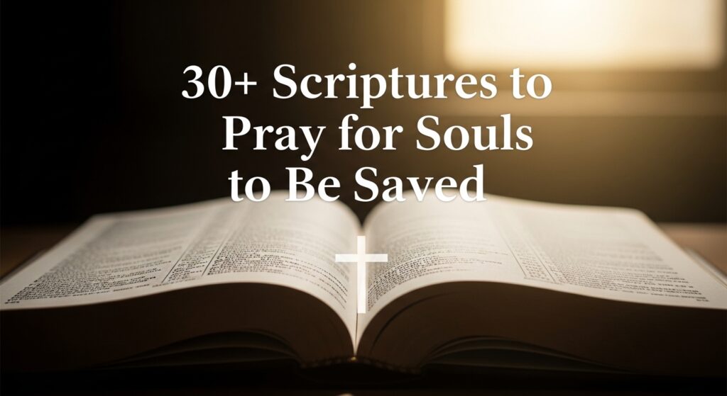 scriptures to pray for souls to be saved