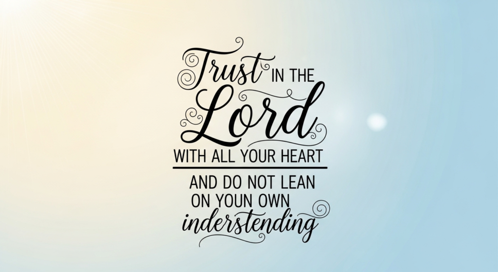 Bible Verses About Trusting God 