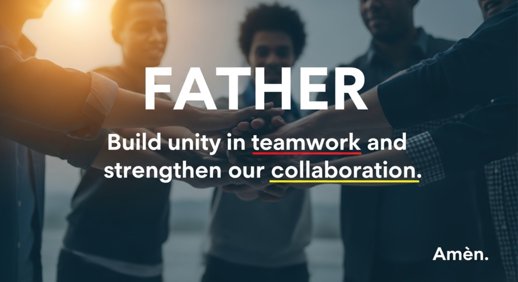 inspirational prayers for meetings