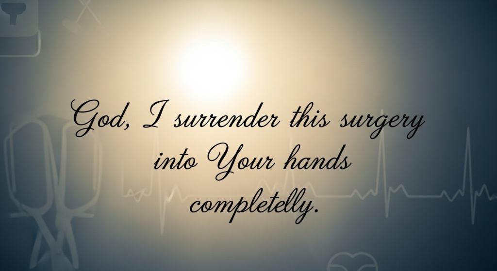 prayer before surgery