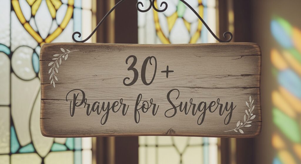 prayer for surgery