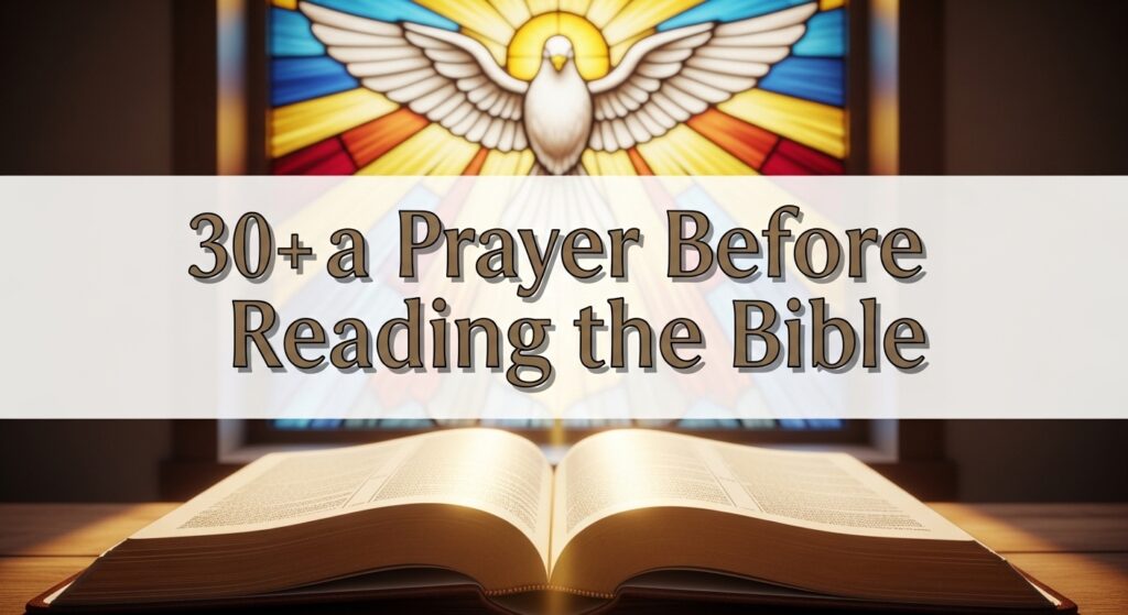 Prayer Before Reading the Bible