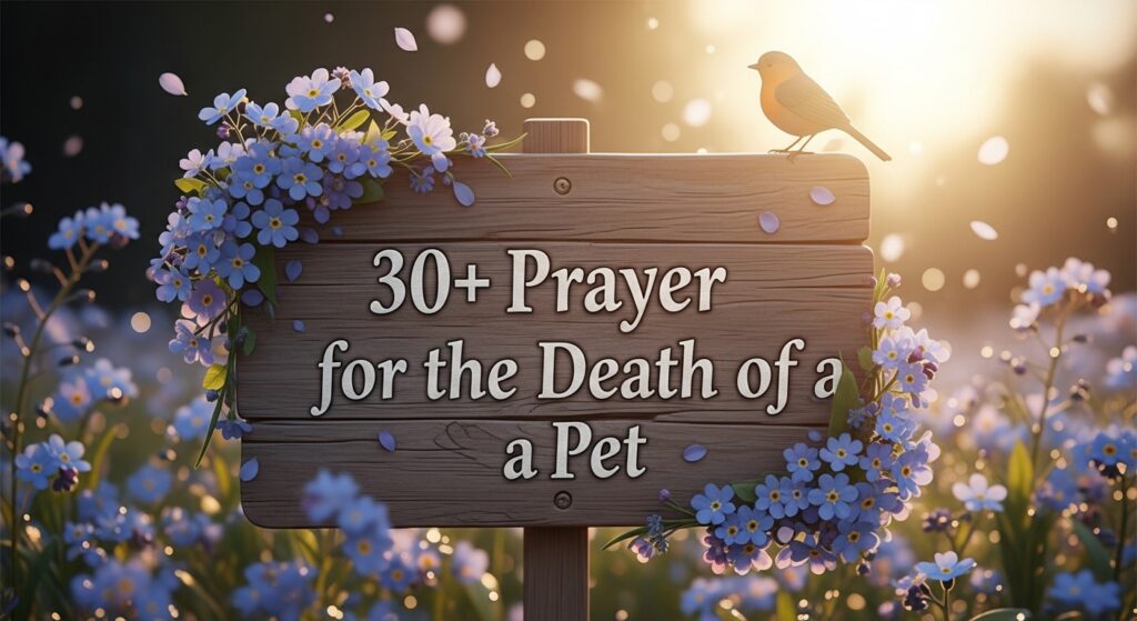 Prayer for the Death of a Pet