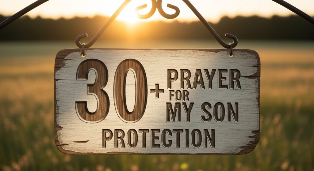prayer for my son protection