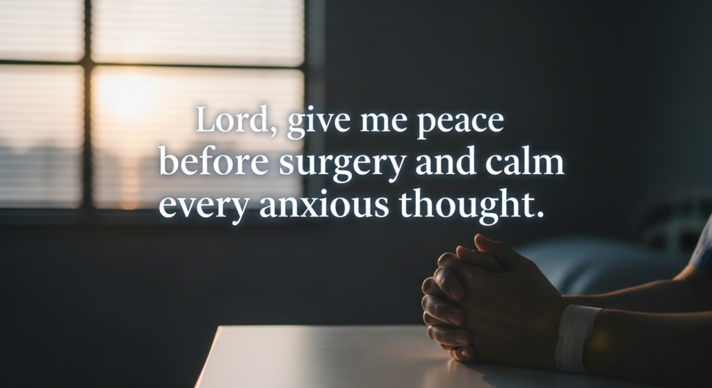 prayer for surgery