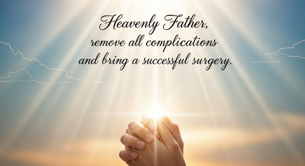 prayer for surgery