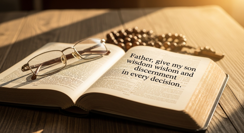 prayer for my son protection