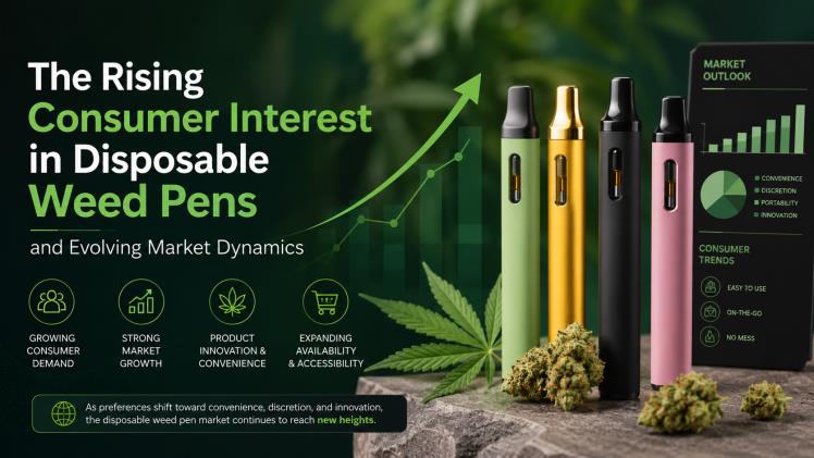 The Rising Consumer Interest in Disposable Weed Pens and Evolving Market Dynamics