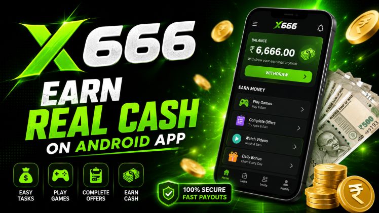 X666 – Earn Real Cash on Android App