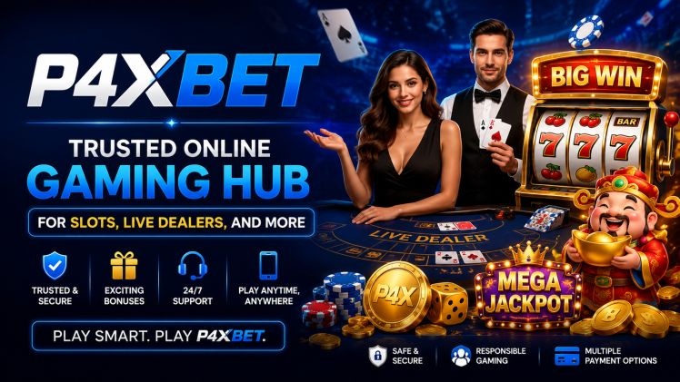 P4XBET - Trusted Online Gaming Hub for Slots, Live Dealers, and More