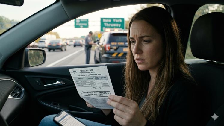 Recognizing When New York License Points Risk Suspension